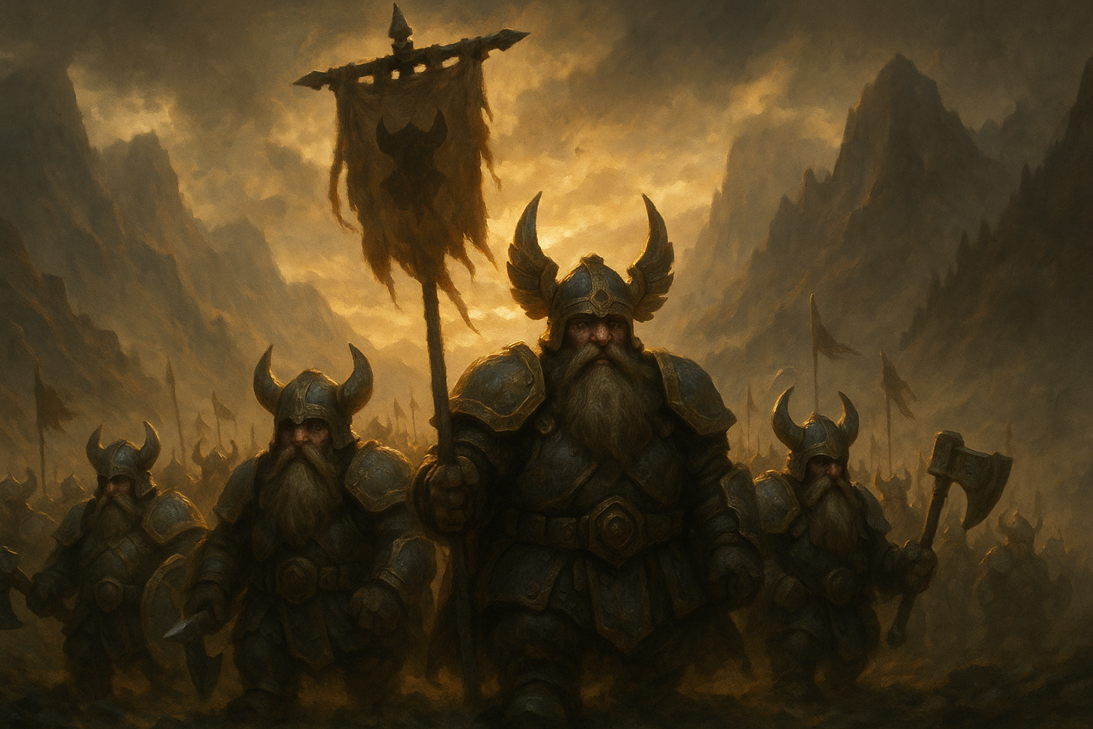 Dwarf — original SprueSentry army artwork