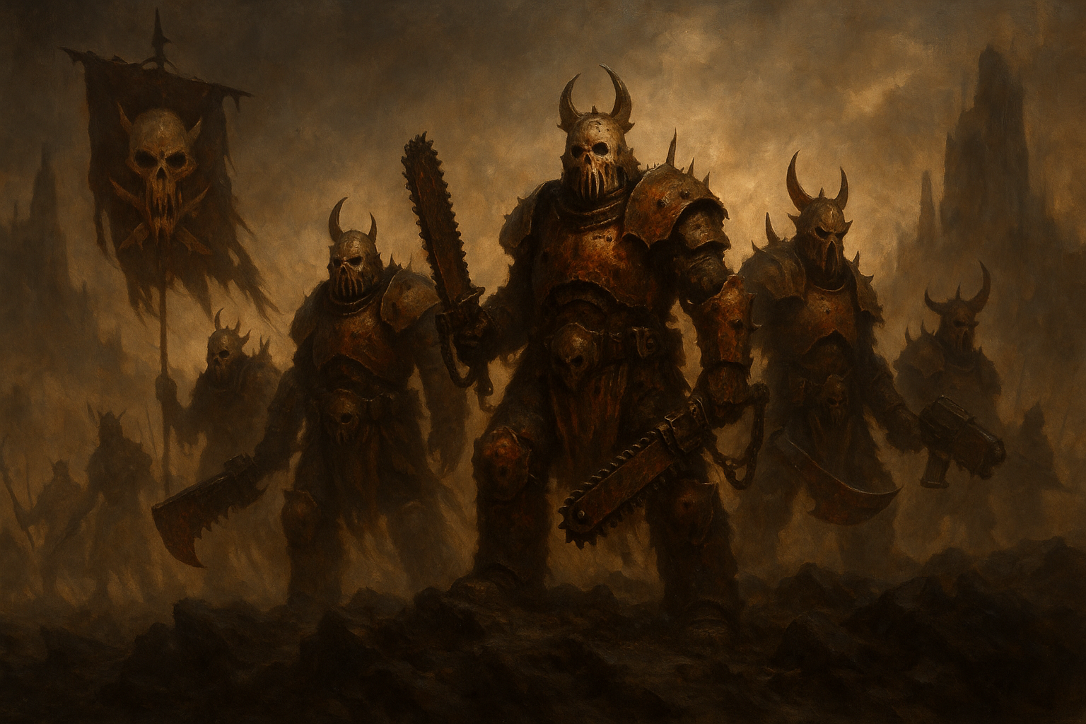 Corpse Grinder Cults: original Sprue Sentry army artwork